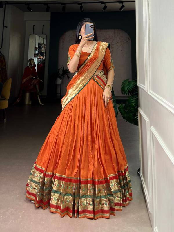 SHRAVANI Chanderi ONG Lehenga choli wholesale price